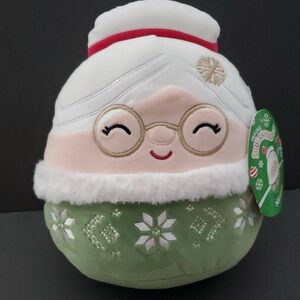 NWT Original Squishmallows Christmas Green and White Plush "Nicolette"